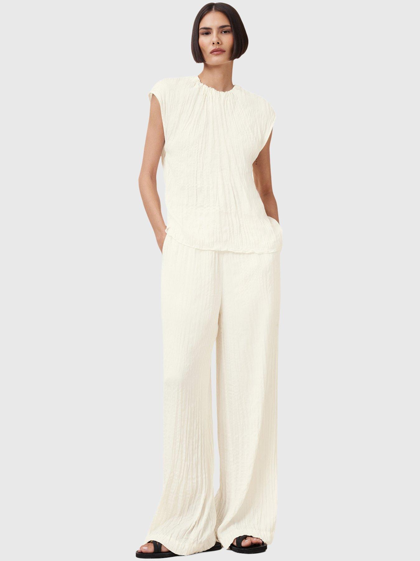 allsaints-caramin-trouser-white