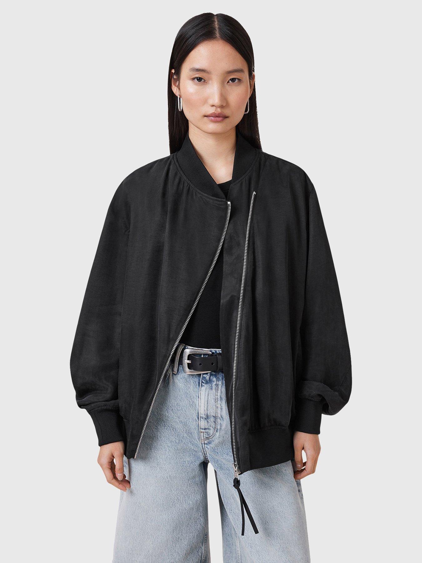 AllSaints Avril Bomber Jacket - Black