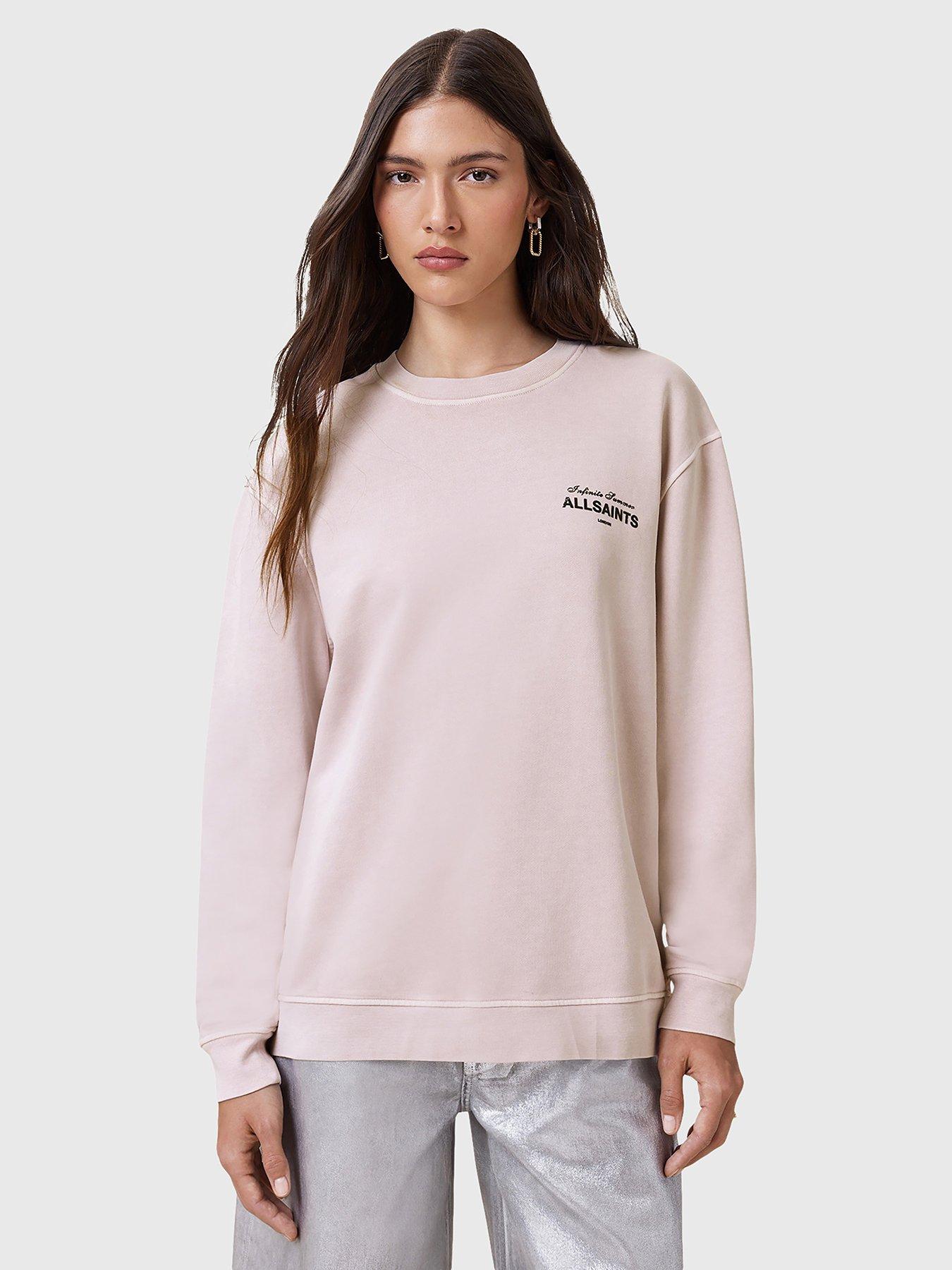 トレーナー スウェット SLITHA SEPARO SEQUIN SWEATSHIRT | SLITHA SEPARO スパンコール スウェットシャツ AllSaints Slitha Separo Sequin Sweatshirt - Black | Very Ireland