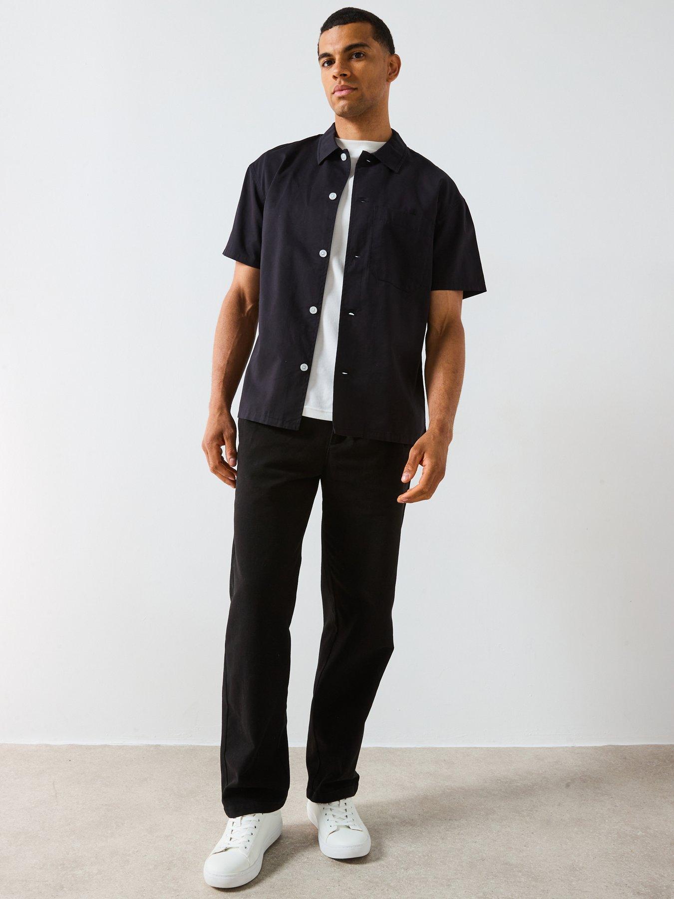 very-man-lyocell-blend-shirt-blackback