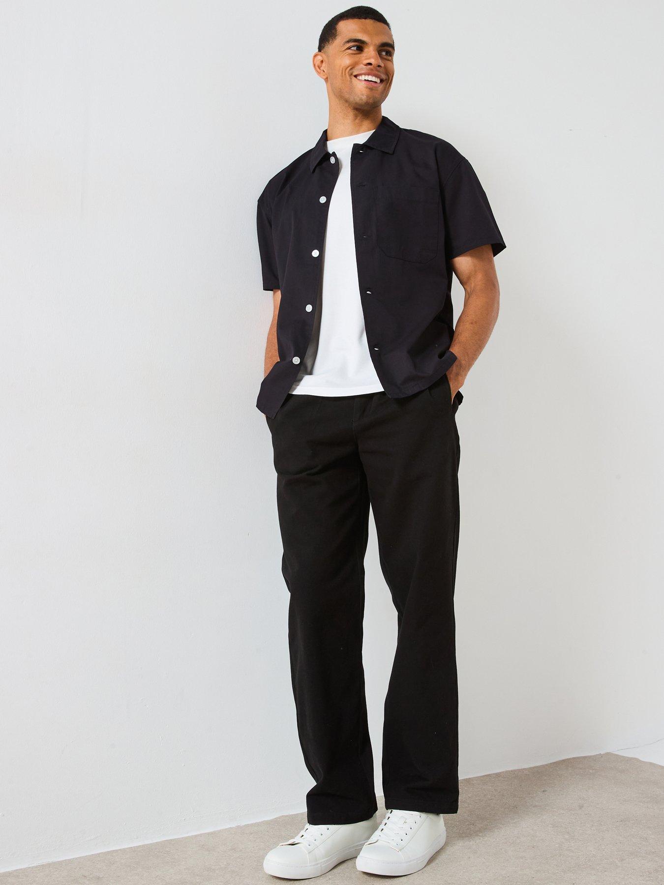 very-man-lyocell-blend-shirt-blackdetail