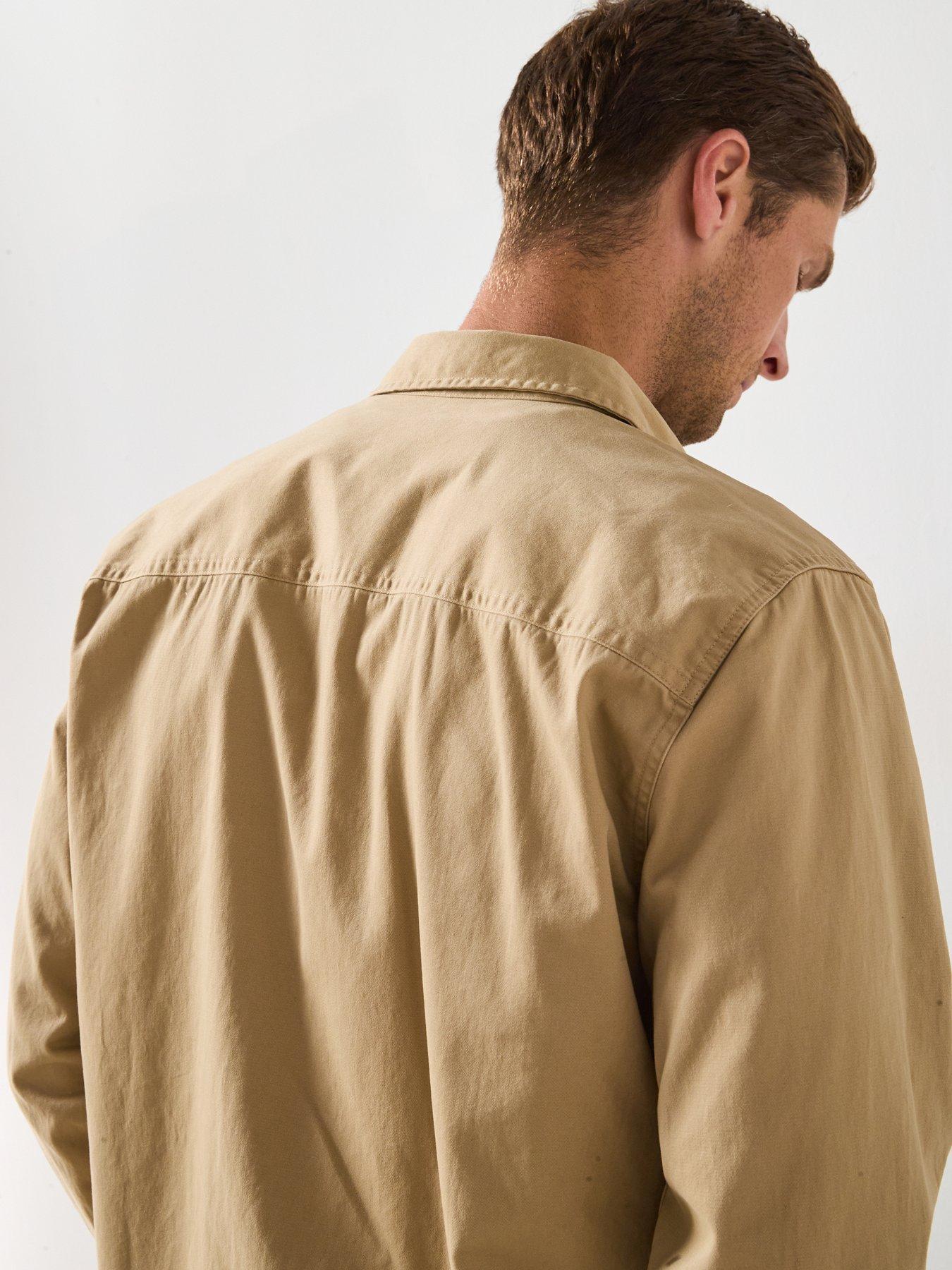 very-man-double-pocket-flannel-shirt-beigedetail