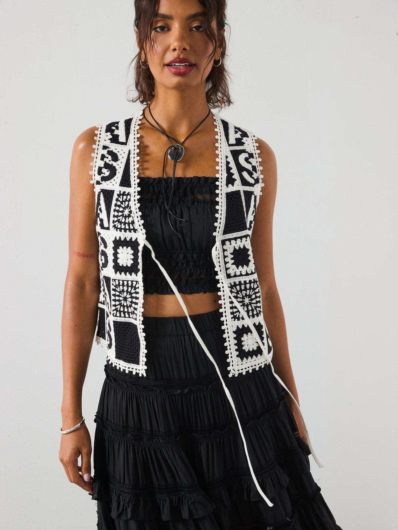 allsaints-florence-waistcoat-blackfront