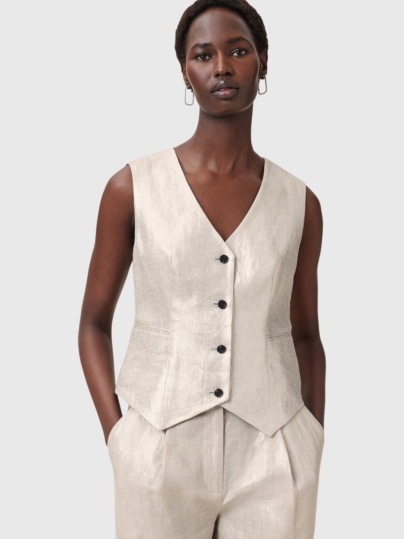 AllSaints Averie Waistcoat - Grey