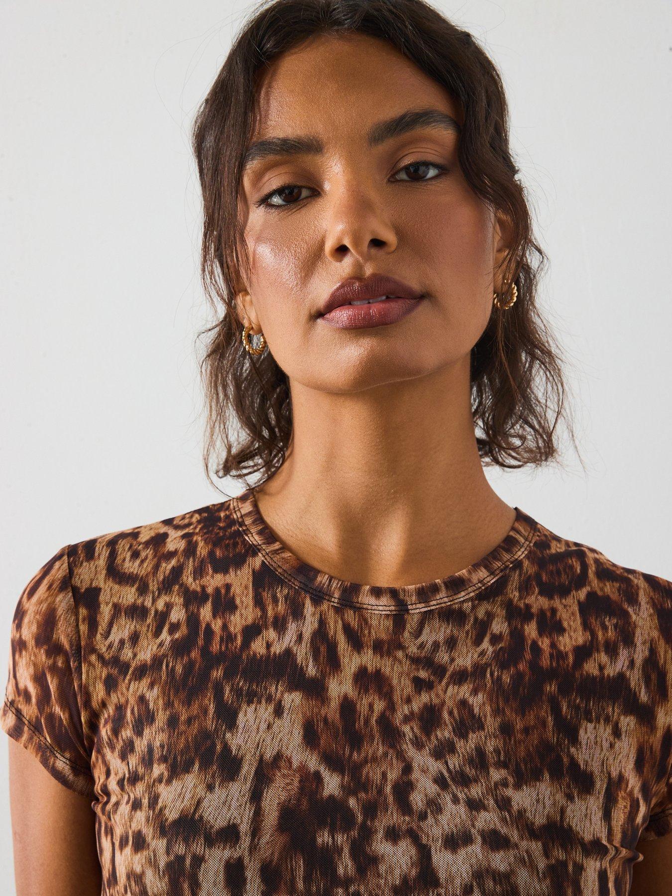 allsaints-ellie-mesh-t-shirt-browndetail