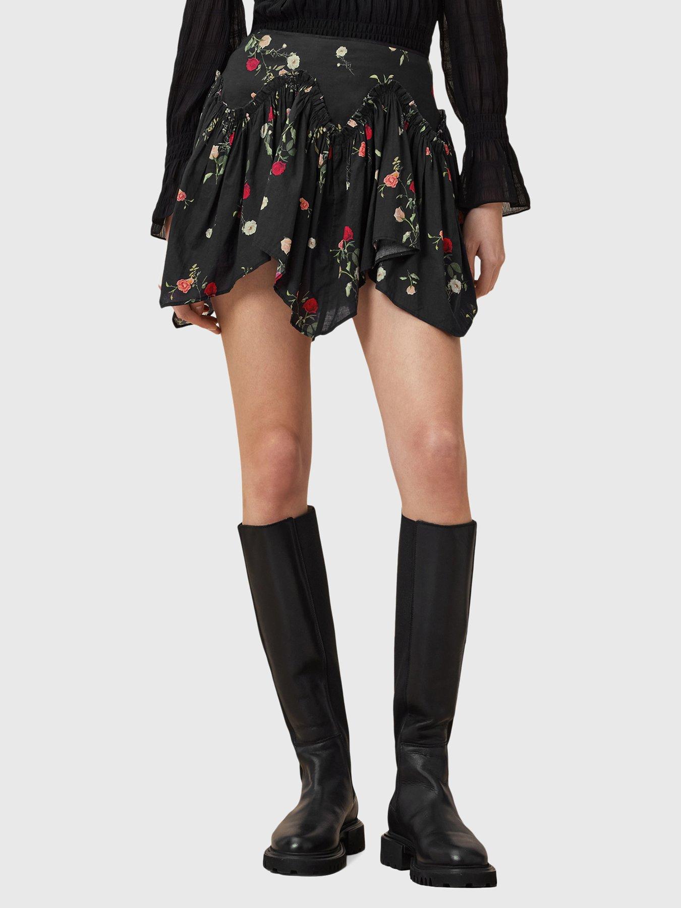Image 3 of 5 of AllSaints Delilah Skirt - Black
