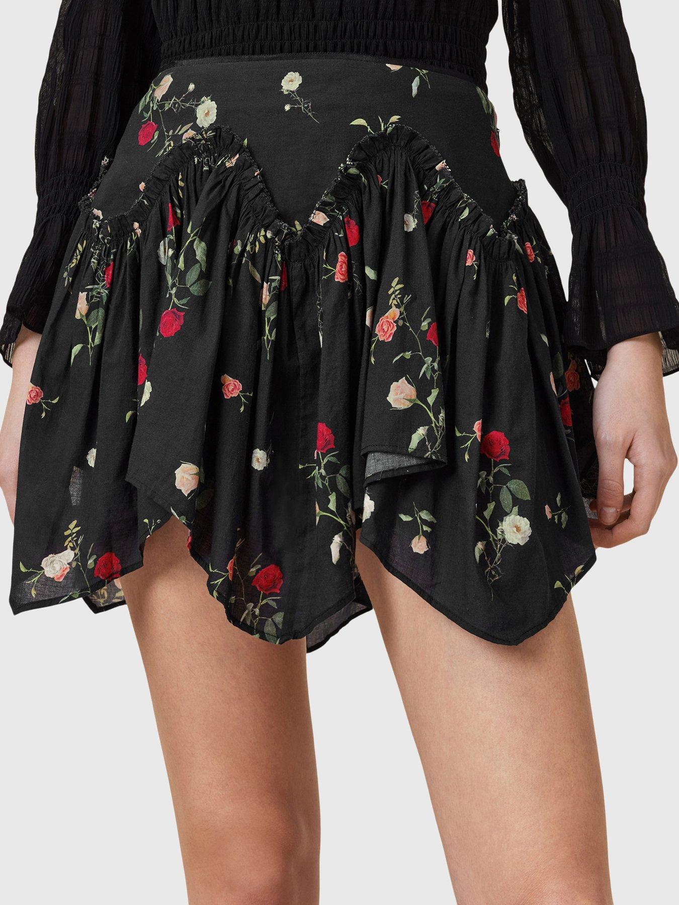 Image 4 of 5 of AllSaints Delilah Skirt - Black