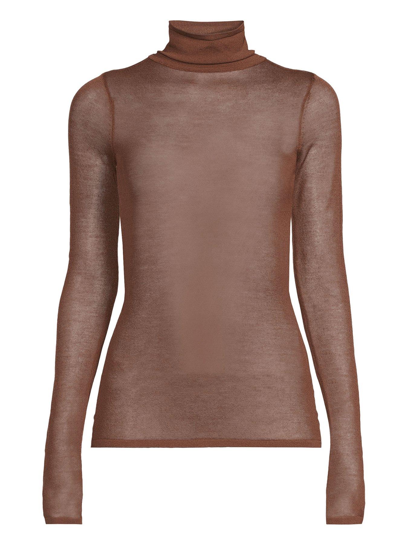 michelle-keegan-sheer-roll-neck-jumper-browndetail