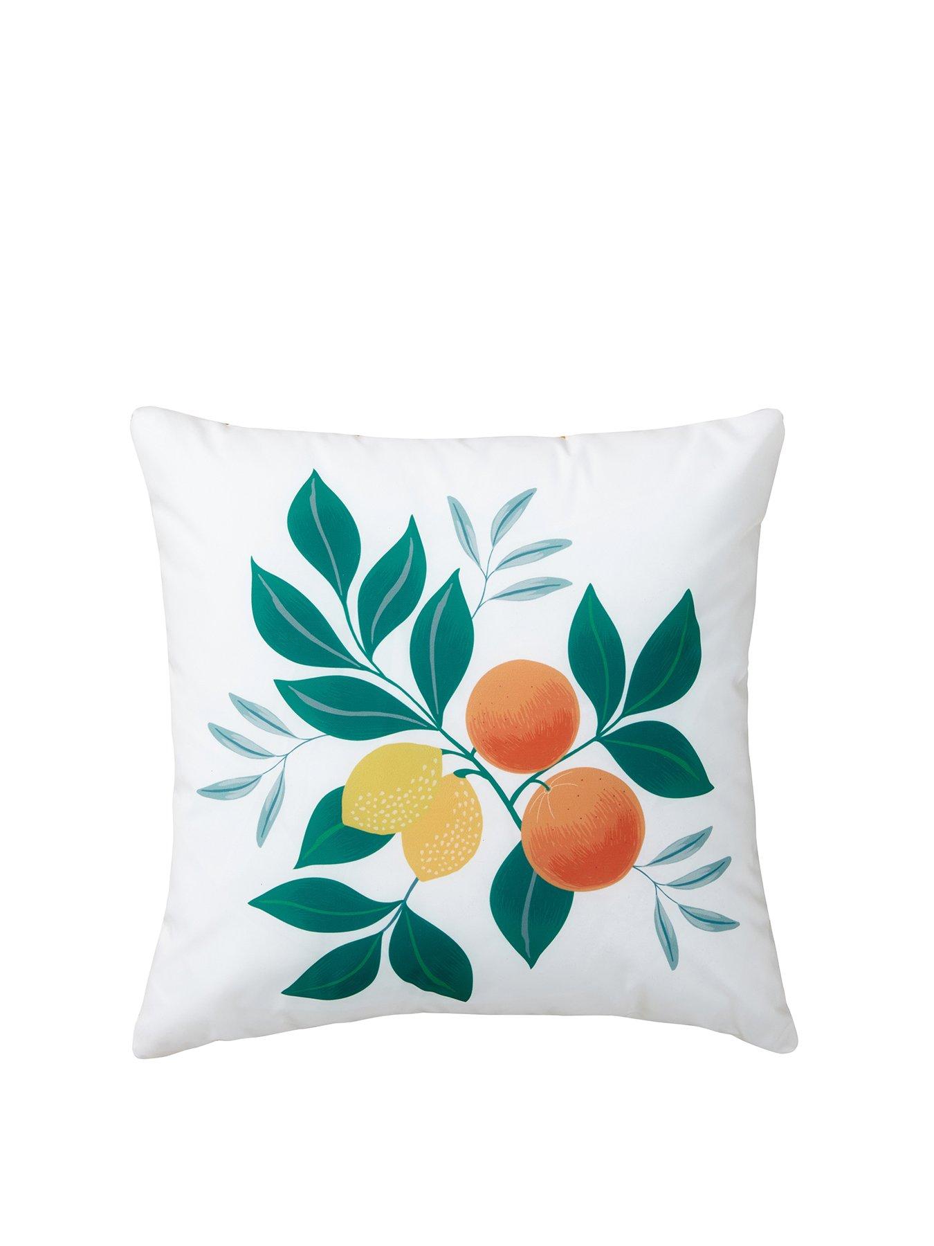 Image 2 of 5 of The Very Collection Citrus Fruits Showerproof Cushion