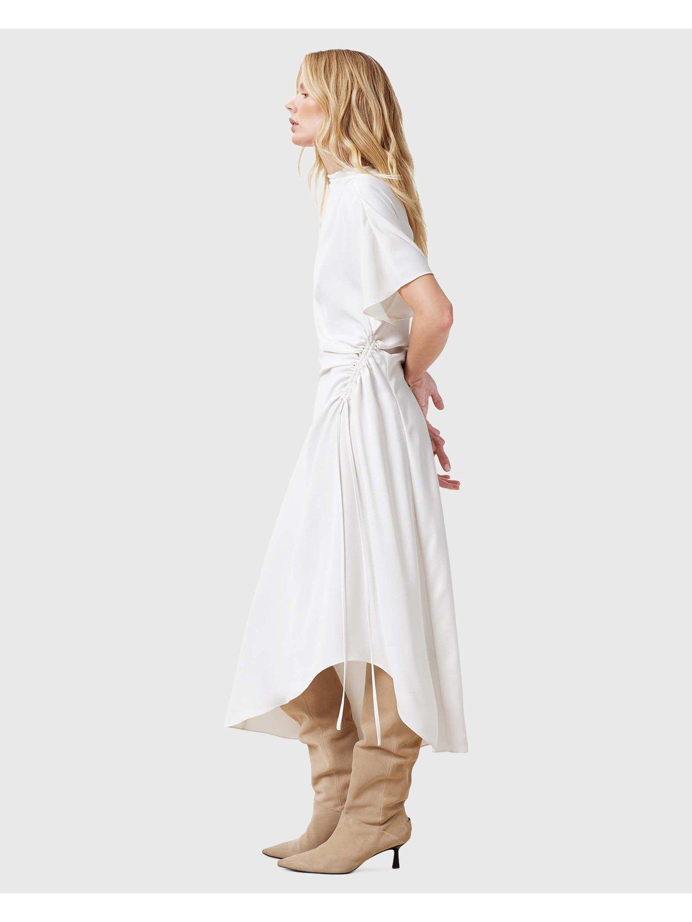 Image 3 of 6 of AllSaints Rosie Dress - White