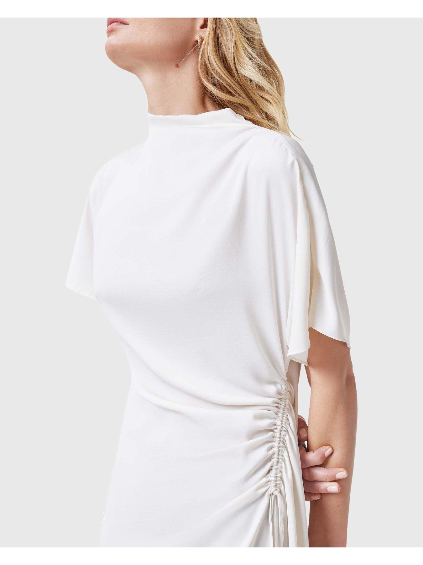Image 4 of 6 of AllSaints Rosie Dress - White