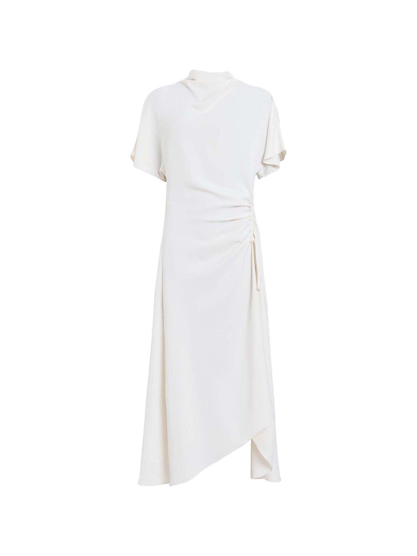 Image 6 of 6 of AllSaints Rosie Dress - White
