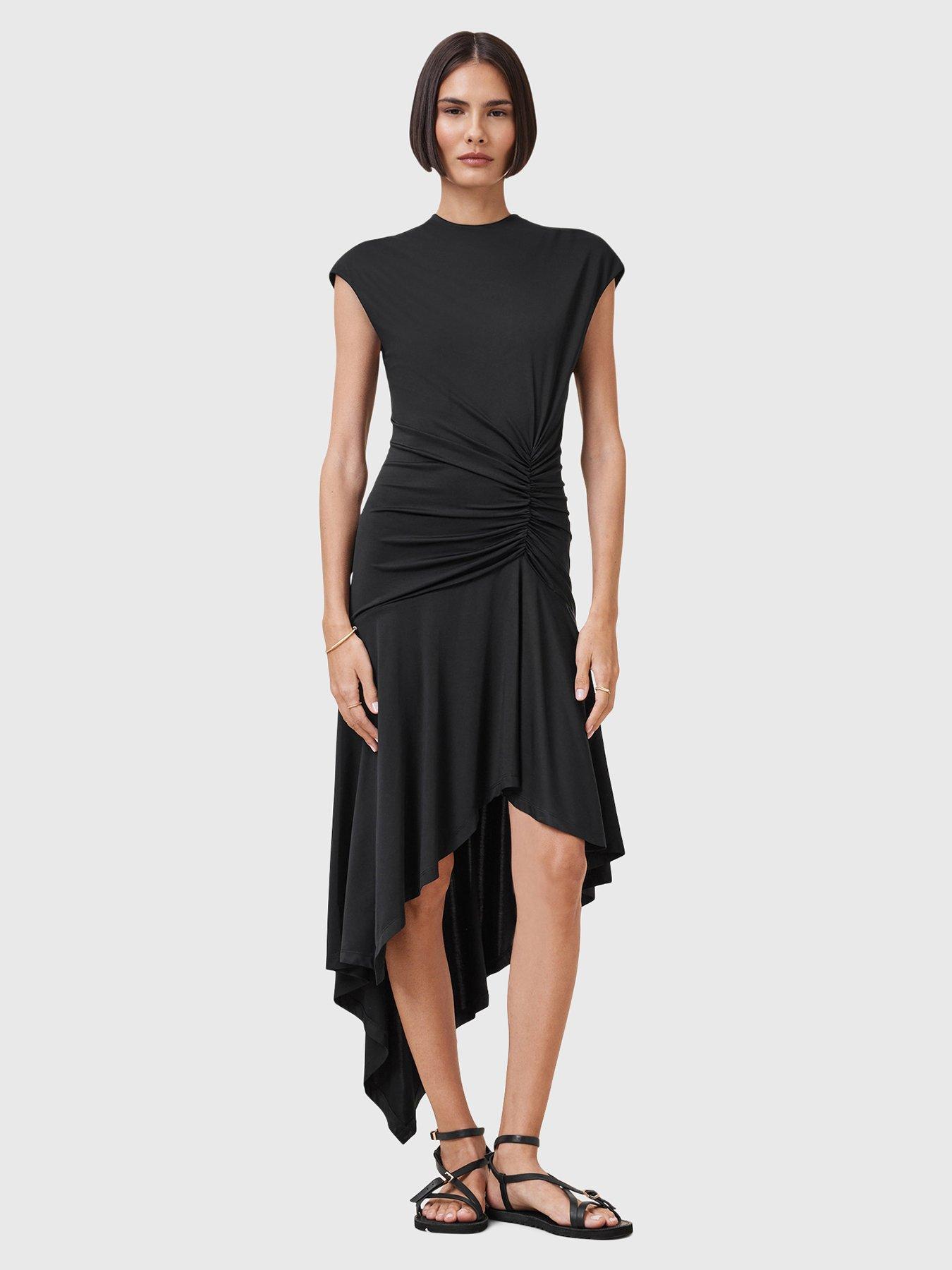 Image 1 of 5 of AllSaints Annalie Dress - Black