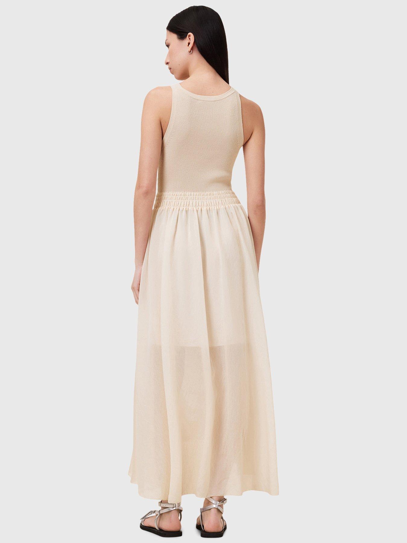 Image 2 of 6 of AllSaints Zenia Dress - White