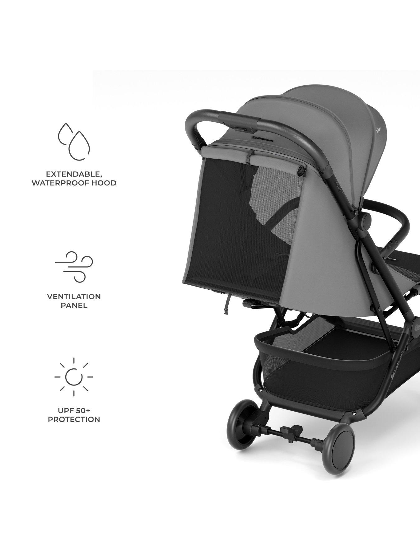 Image 4 of 7 of Kinderkraft Pilot Compact Pushchair - Grey