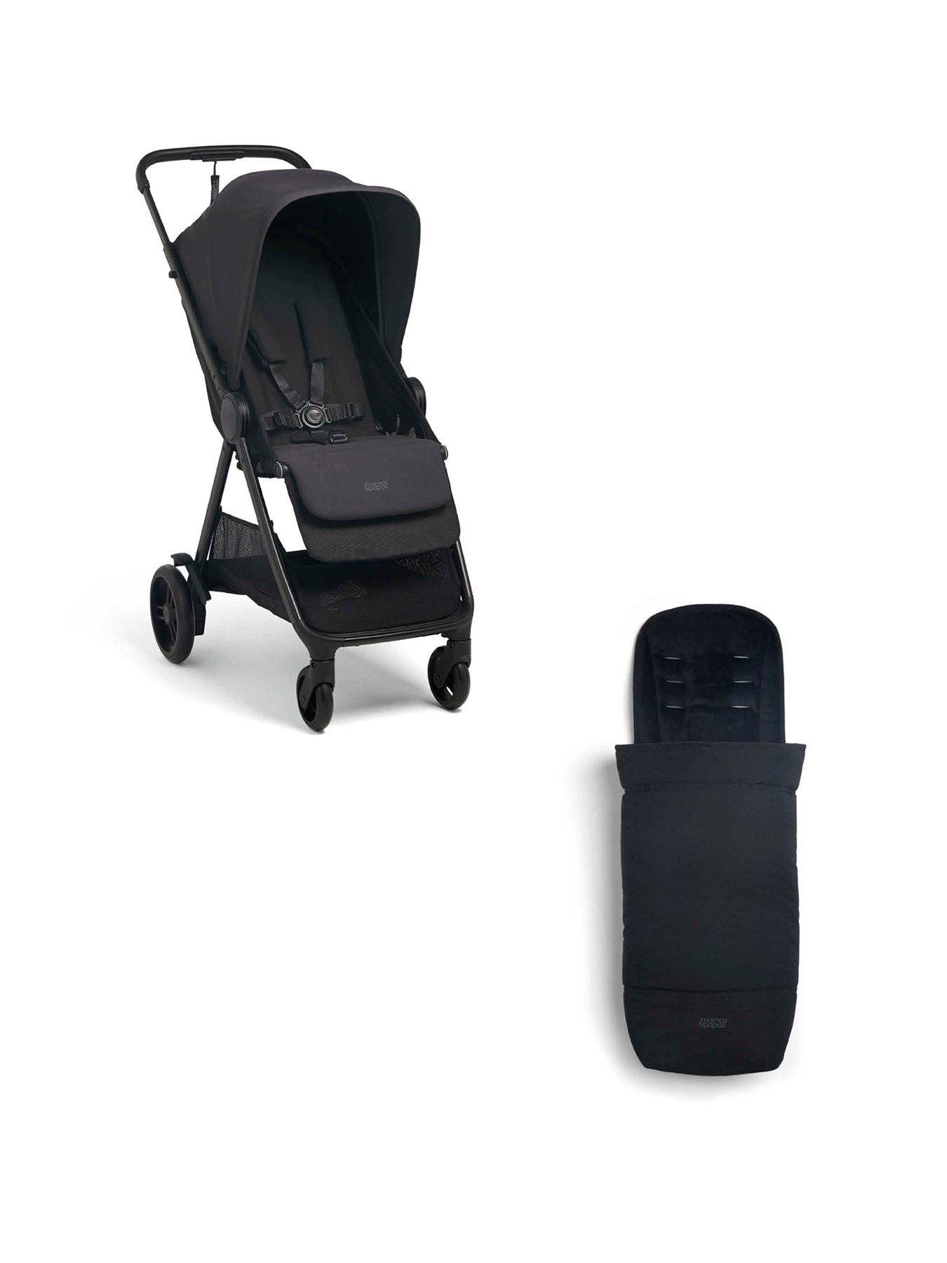 mamas-papas-libro-pushchair-amp-footmuff-liquorice-bundle