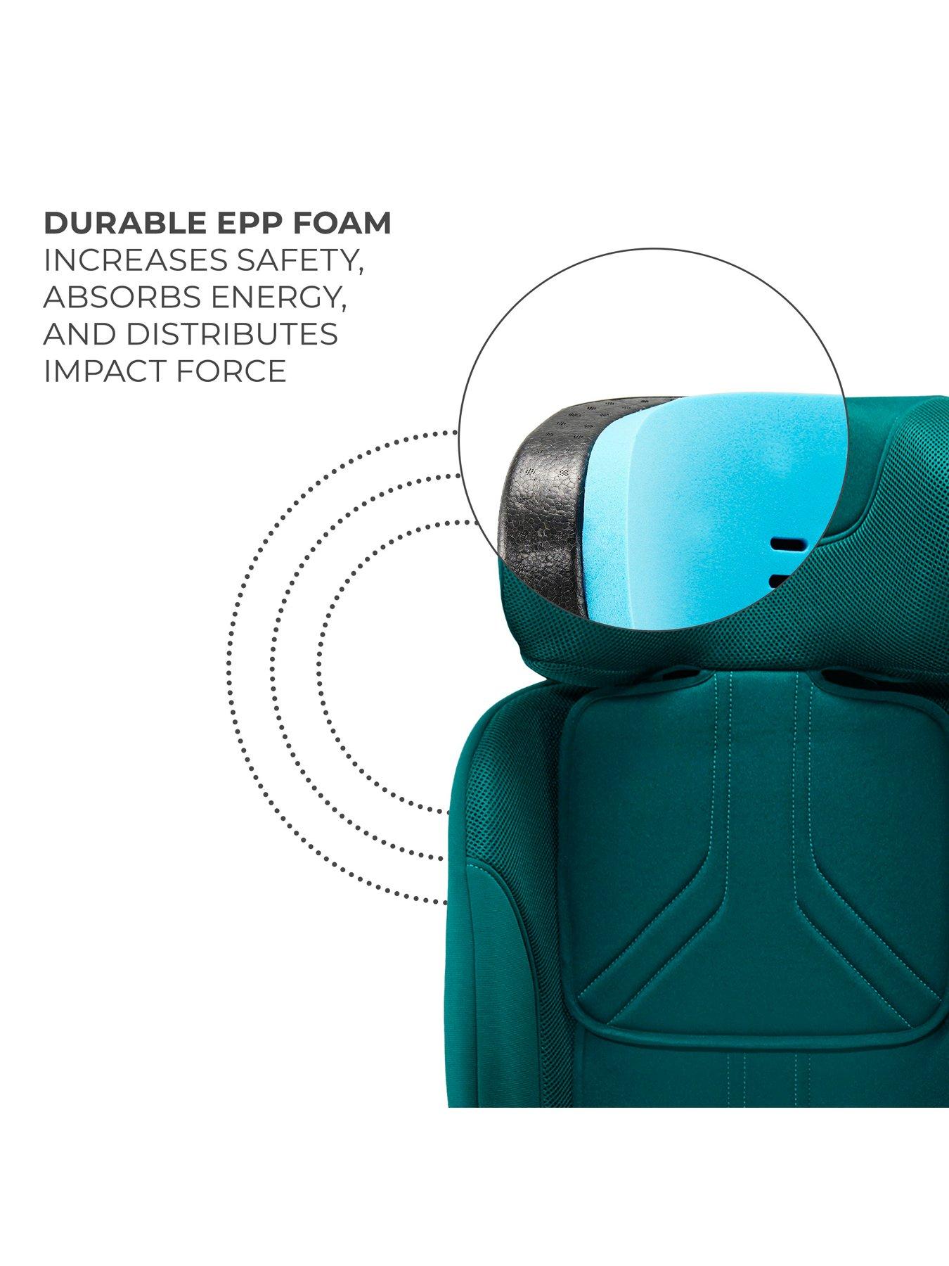Image 4 of 7 of Kinderkraft XRIDER 2 I-Size Car Seat - Green