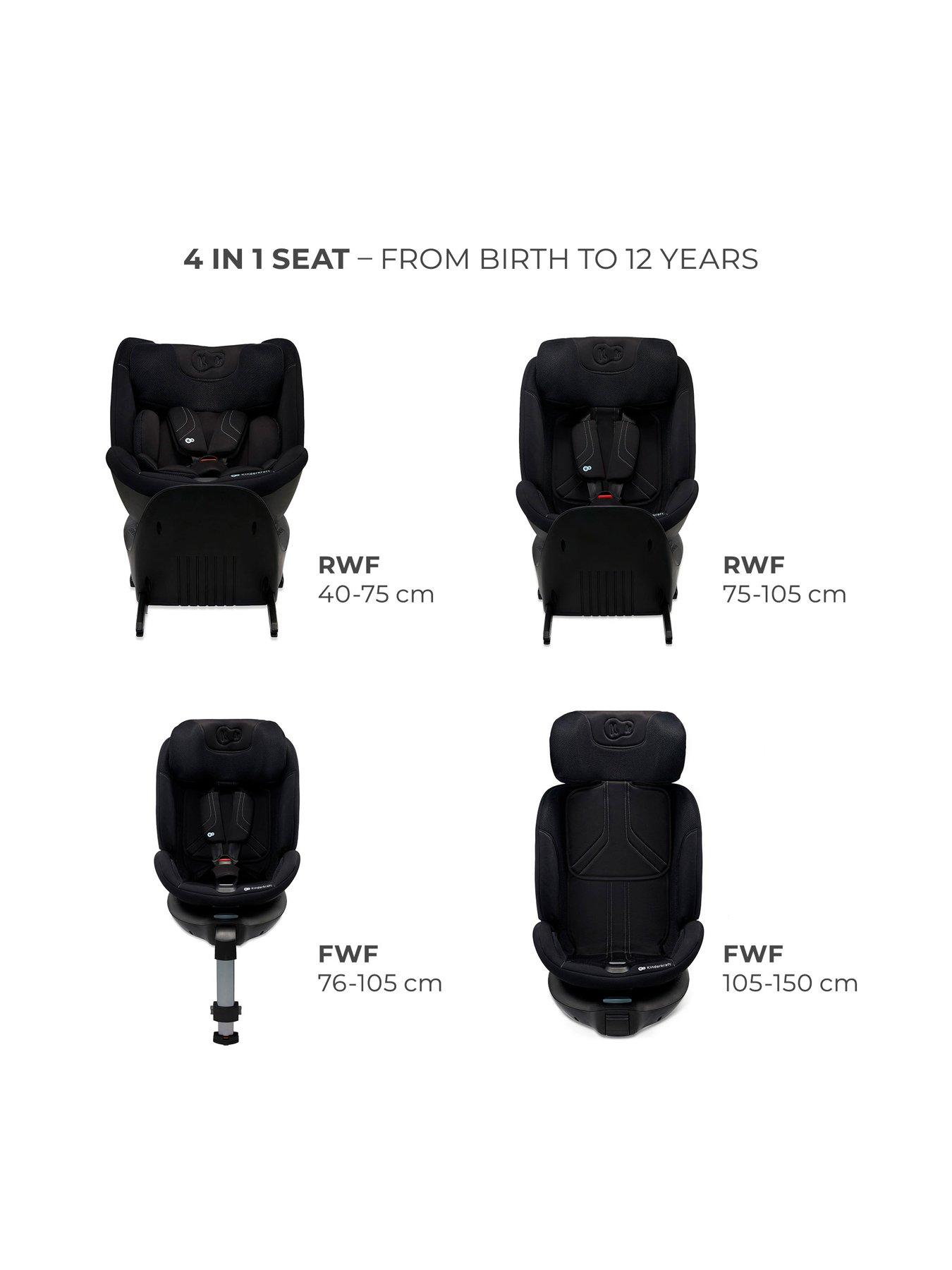 Image 2 of 7 of Kinderkraft XRIDER 2 I-Size Car Seat - Black