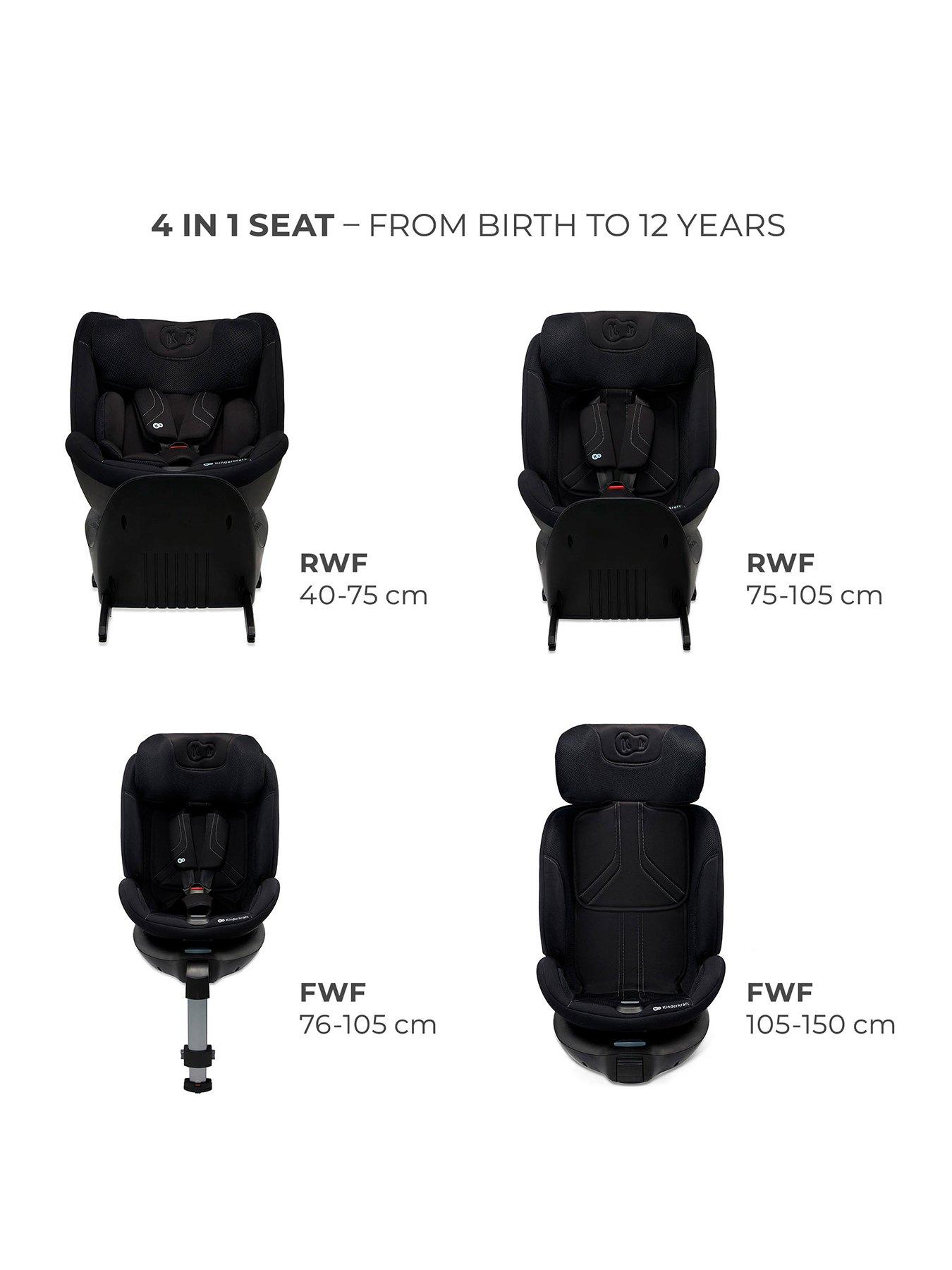 Image 2 of 7 of Kinderkraft XRIDER 2 I-Size Car Seat - Black