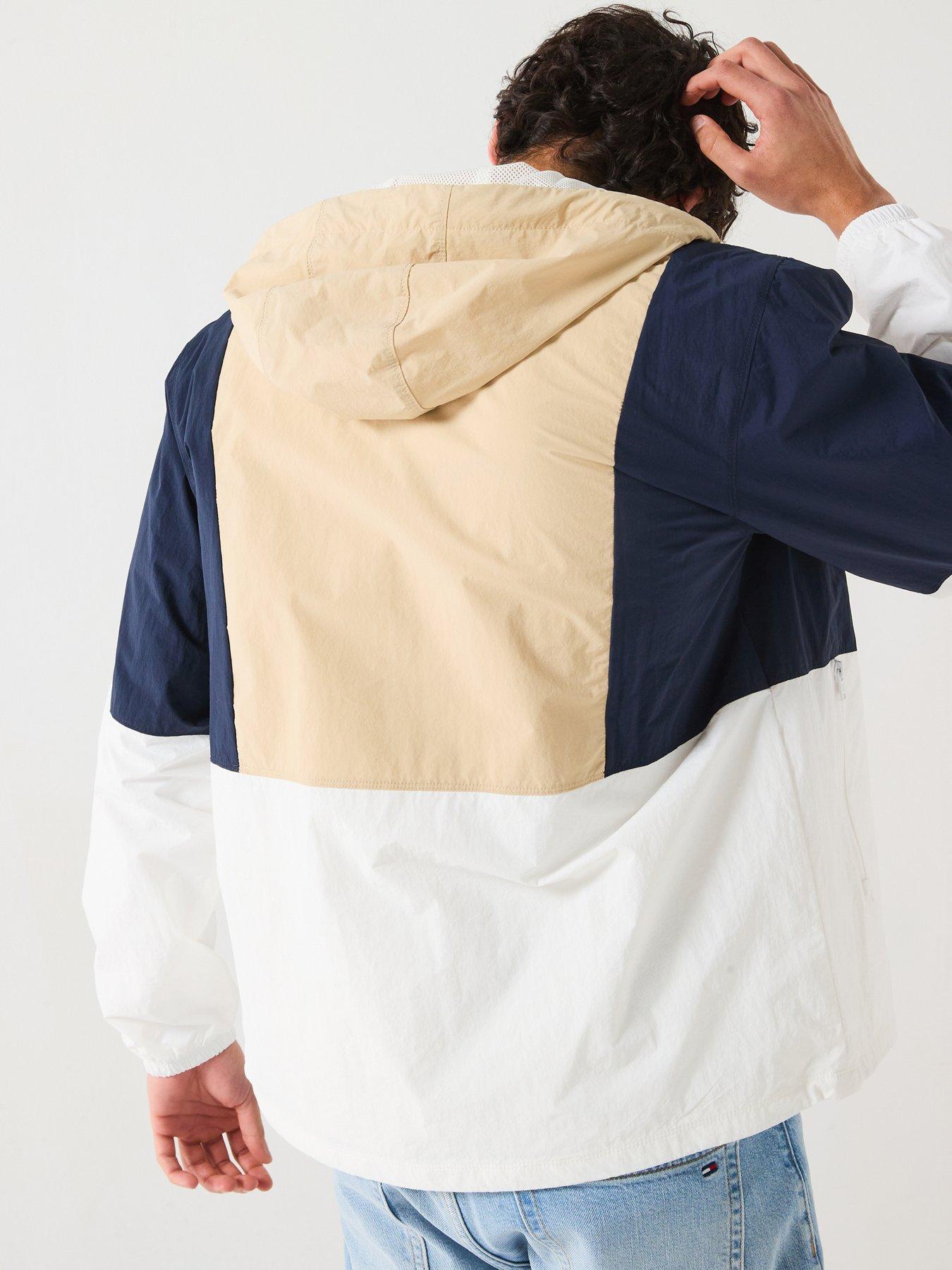 Image 2 of 6 of Tommy Jeans Chicago Retro Windbreaker Jacket - Beige