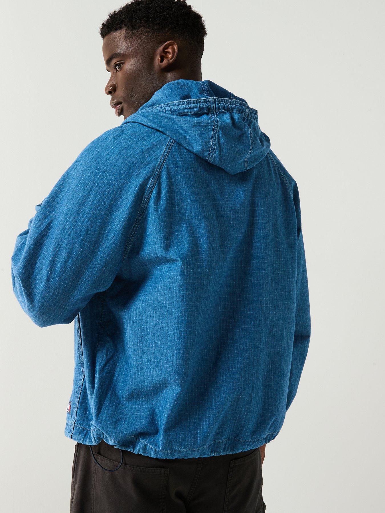 tommy-jeans-zip-through-ripstop-lightweight-jacket-bluestillFront