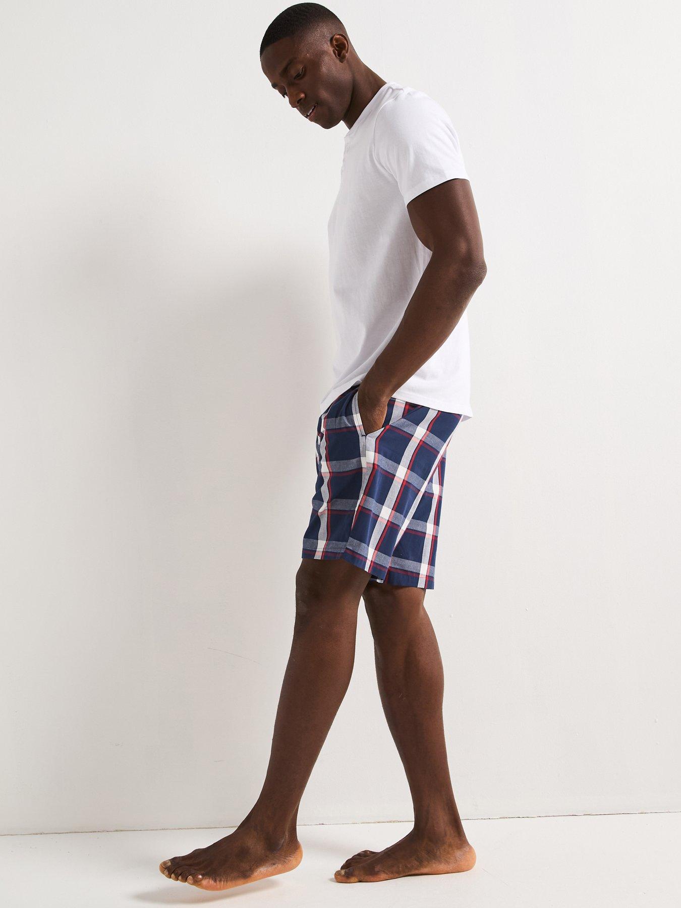 Very Man Pure Cotton Short Pyjama Set - Blue