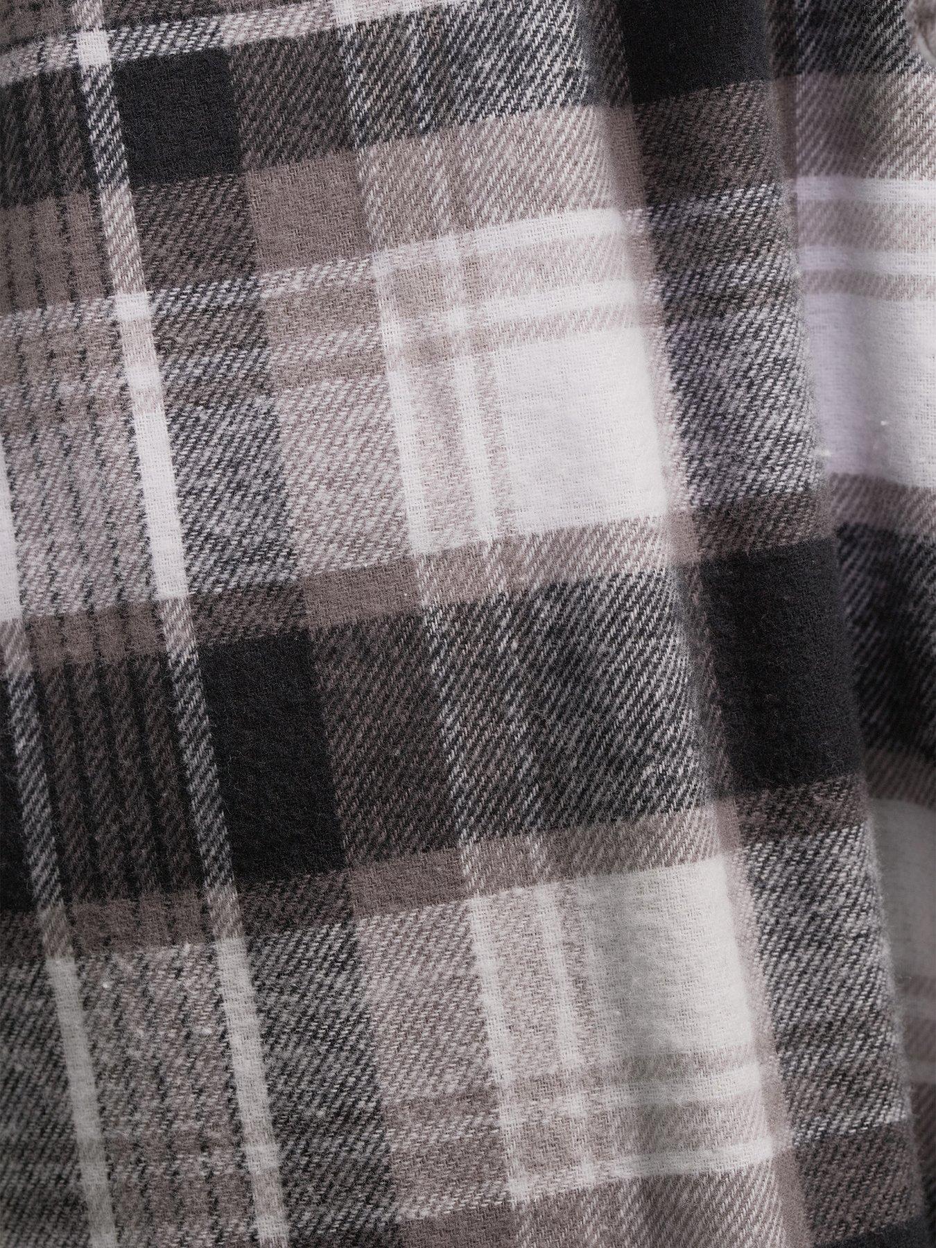 Image 6 of 6 of Very Man Pure Cotton 2 Pack Pyjama Bottoms - Black/Grey