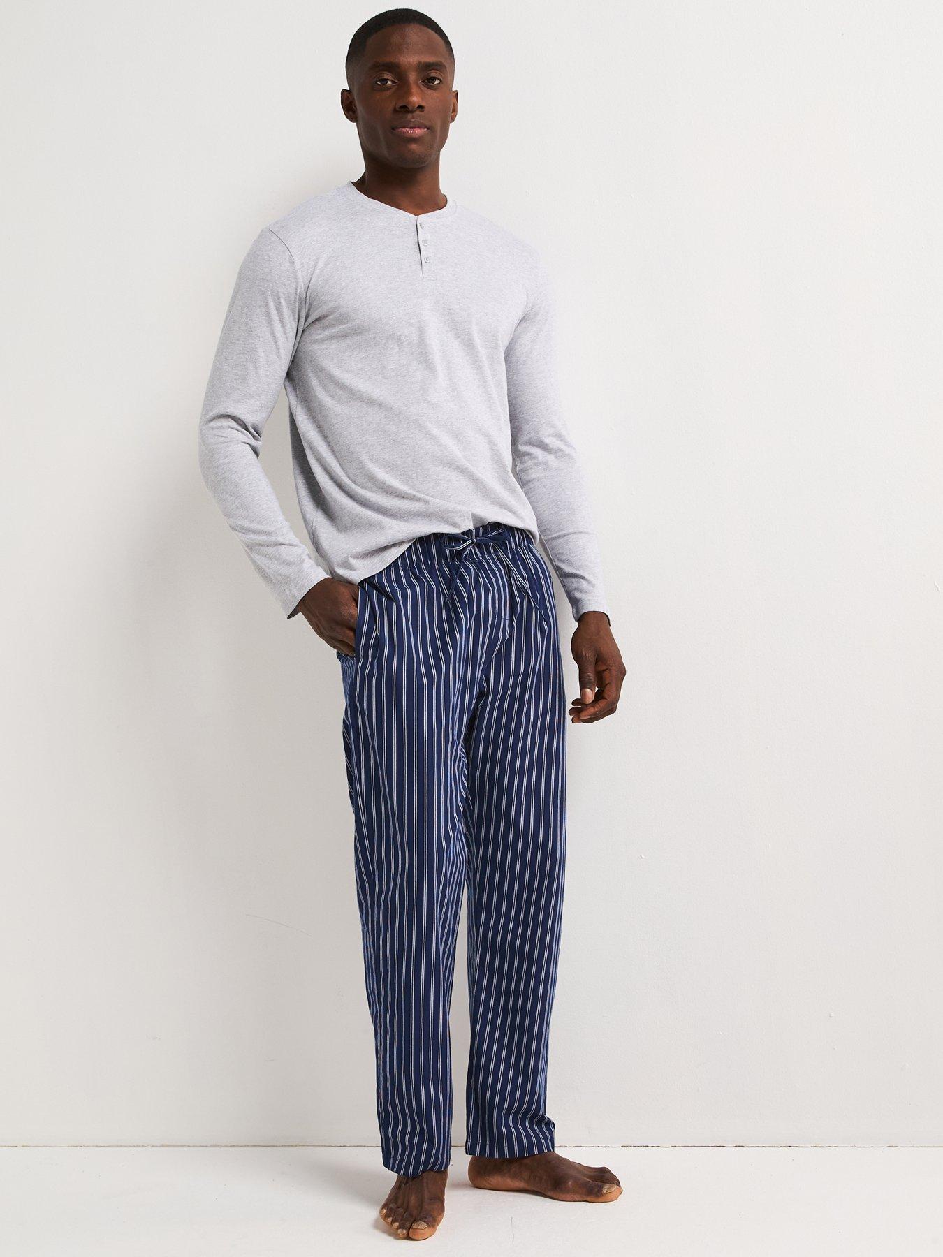 very-man-pure-cotton-striped-pyjama-set-navy