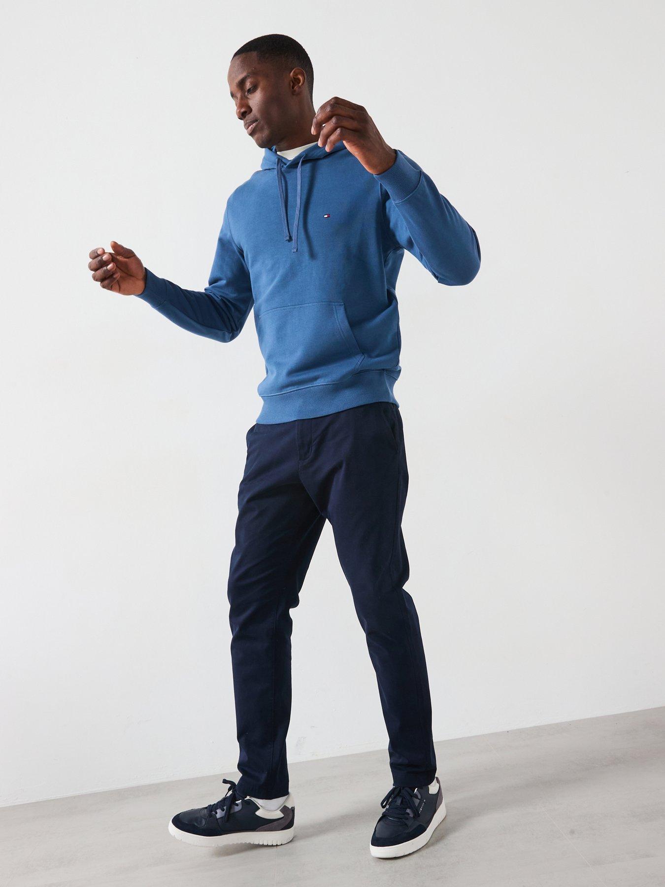 Image 6 of 6 of Tommy Hilfiger Essential Terry Hoodie - Blue