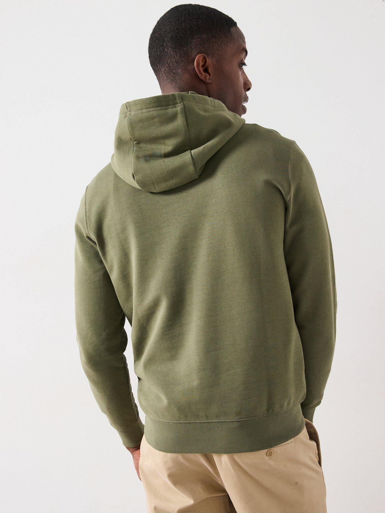 tommy-hilfiger-essential-terry-hoodie-greenstillFront