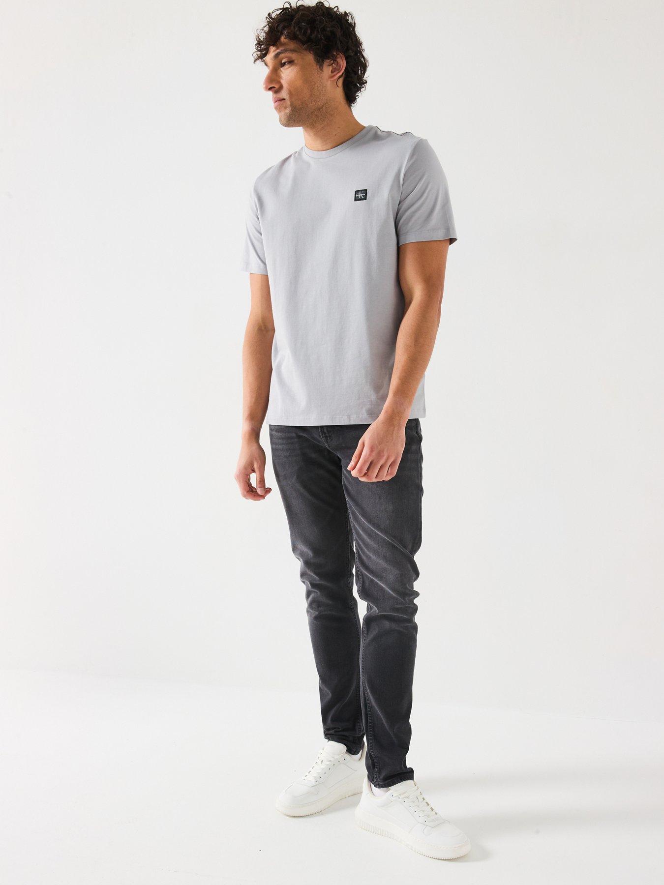 Image 3 of 6 of Calvin Klein Jeans Calvin Klein Jeans Slim Taper Jeans - Black
