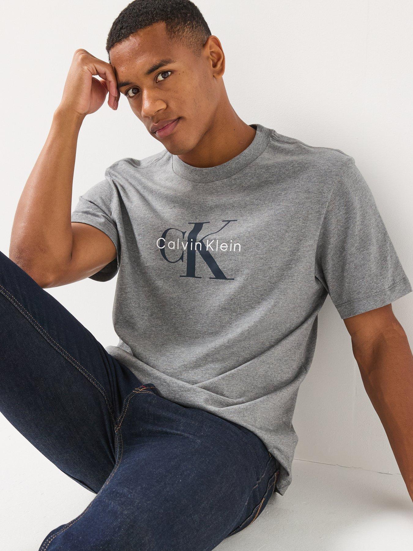 Image 6 of 6 of Calvin Klein Jeans Monologo T-Shirt - Brown