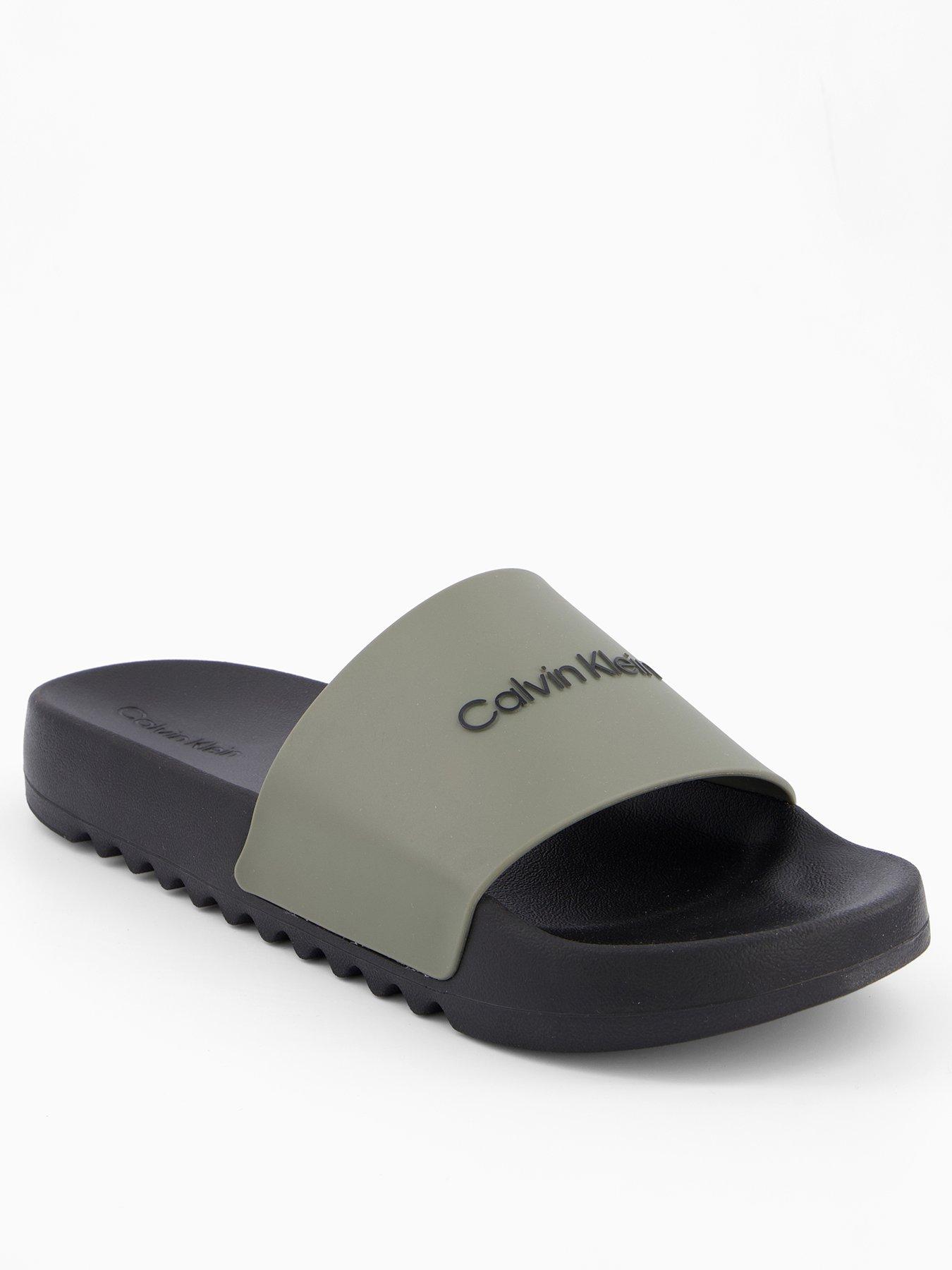 undefined Chunky Pool Sliders - Green
