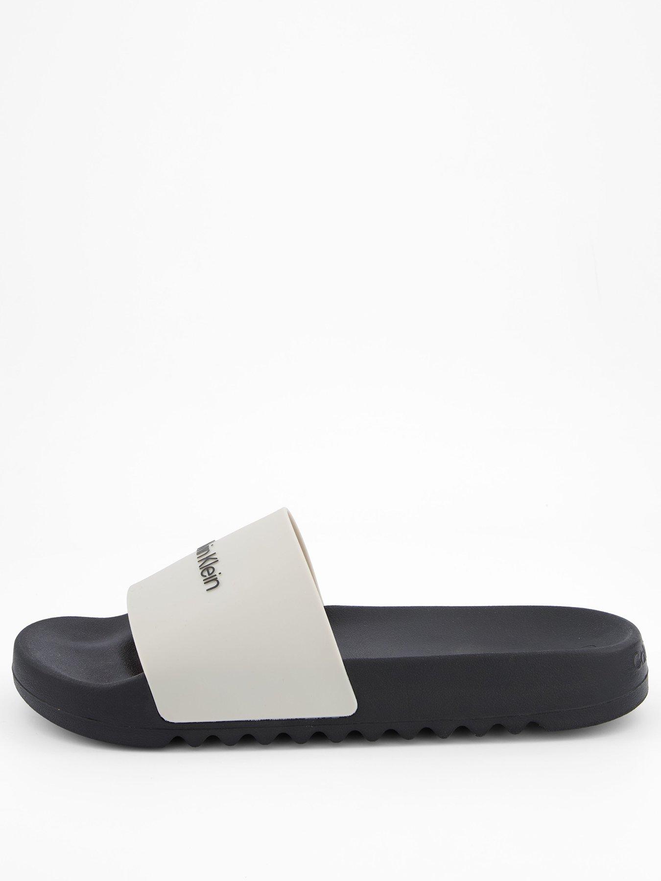 Image 2 of 6 of Calvin Klein Chunky Pool Slide - Off White