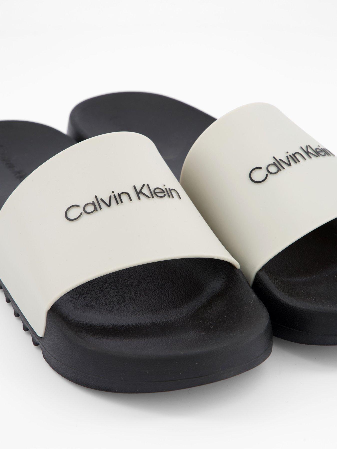 Image 5 of 6 of Calvin Klein Chunky Pool Slide - Off White