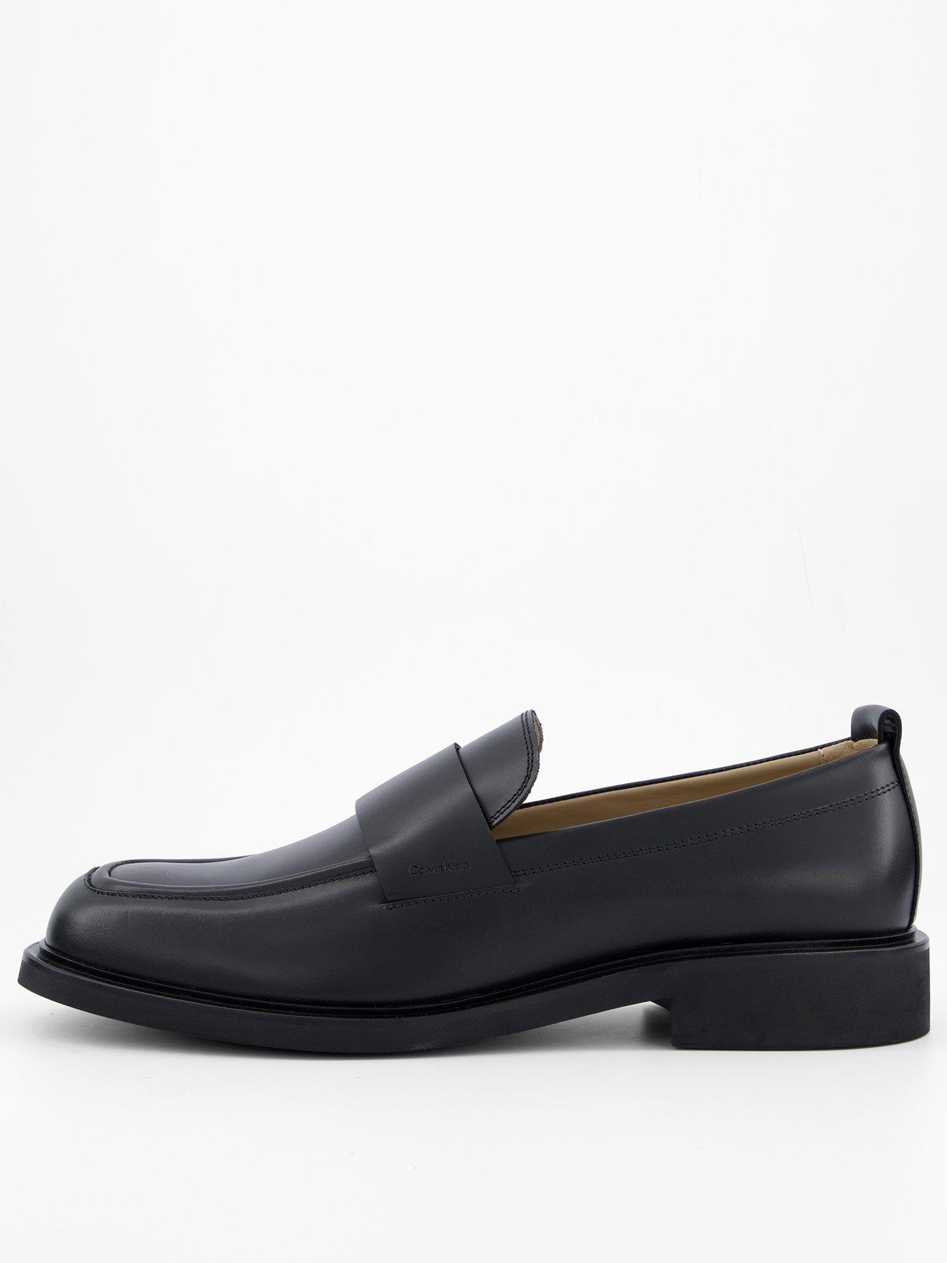 Calvin Klein Leather Loafers - Black