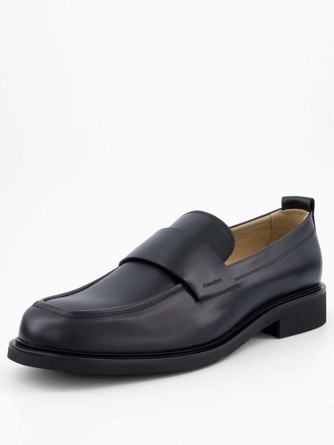 calvin-klein-leather-loafers-blackstillFront