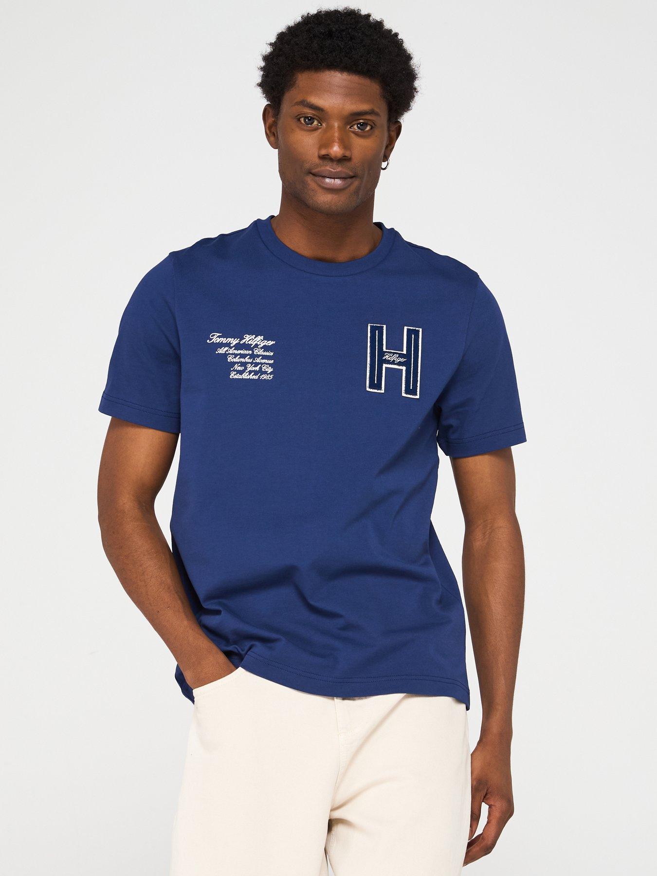 Image 1 of 4 of Tommy Hilfiger Varsity T-Shirt - Navy