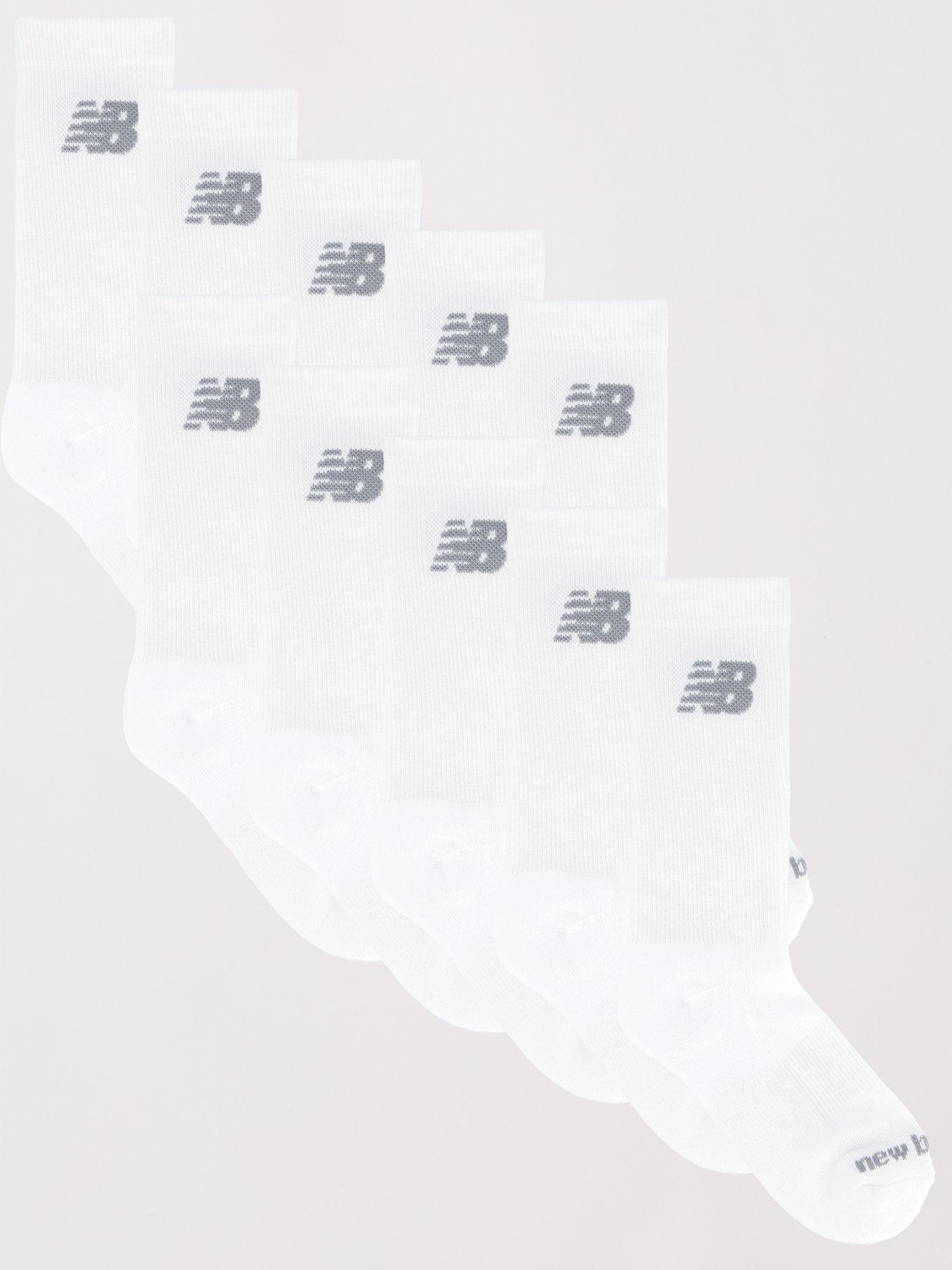 New Balance Unisex Performance Poly Cushion Crew 10 Pack - Black