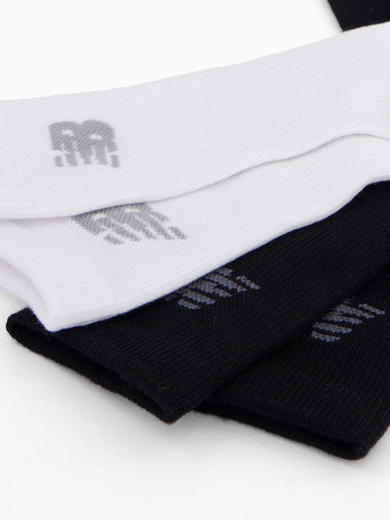 Image 3 of 4 of New Balance Unisex Performance Poly Cushion Crew 10 Pack - White/Black - Multi
