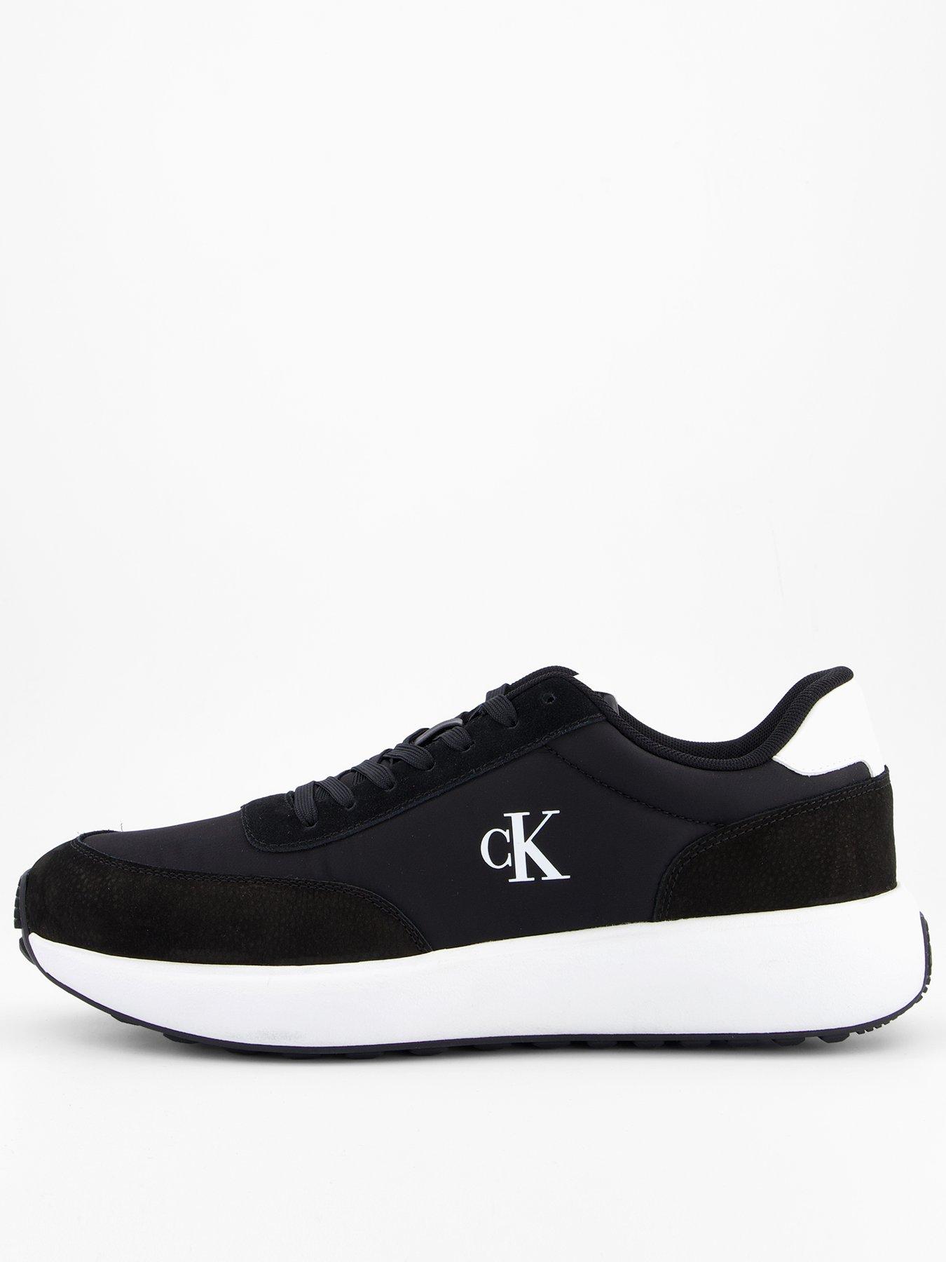 Calvin Klein Athleisure Nylon Mix Runner Trainers - Black