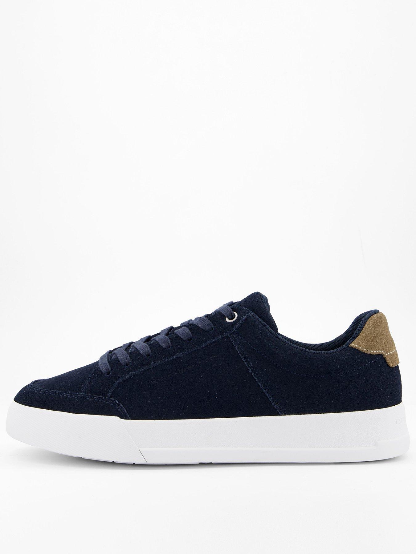 Tommy Hilfiger Court Summer Suede Trainers - Navy
