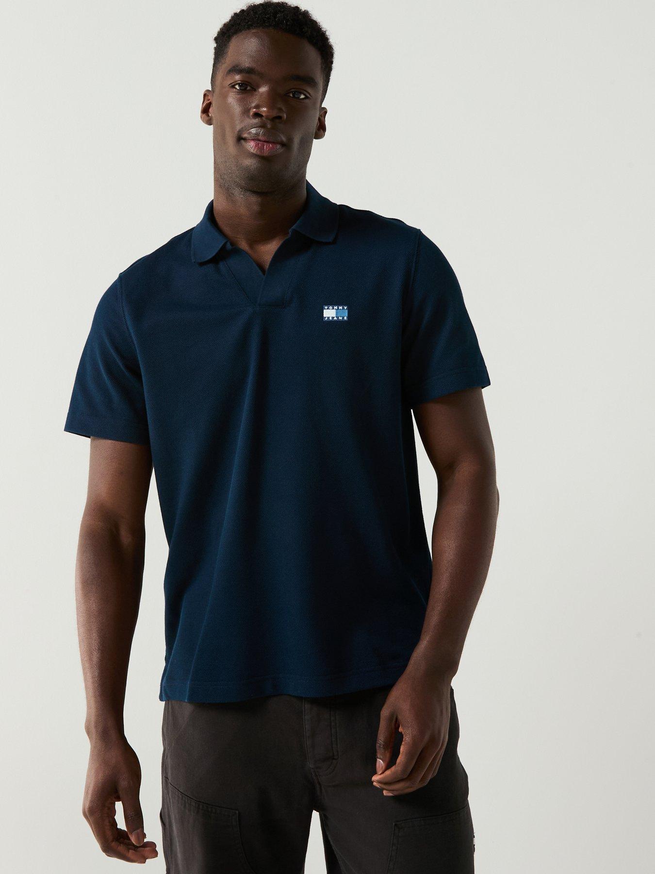 tommy-jeans-skipper-collar-regular-fit-polo-shirt-navyfront