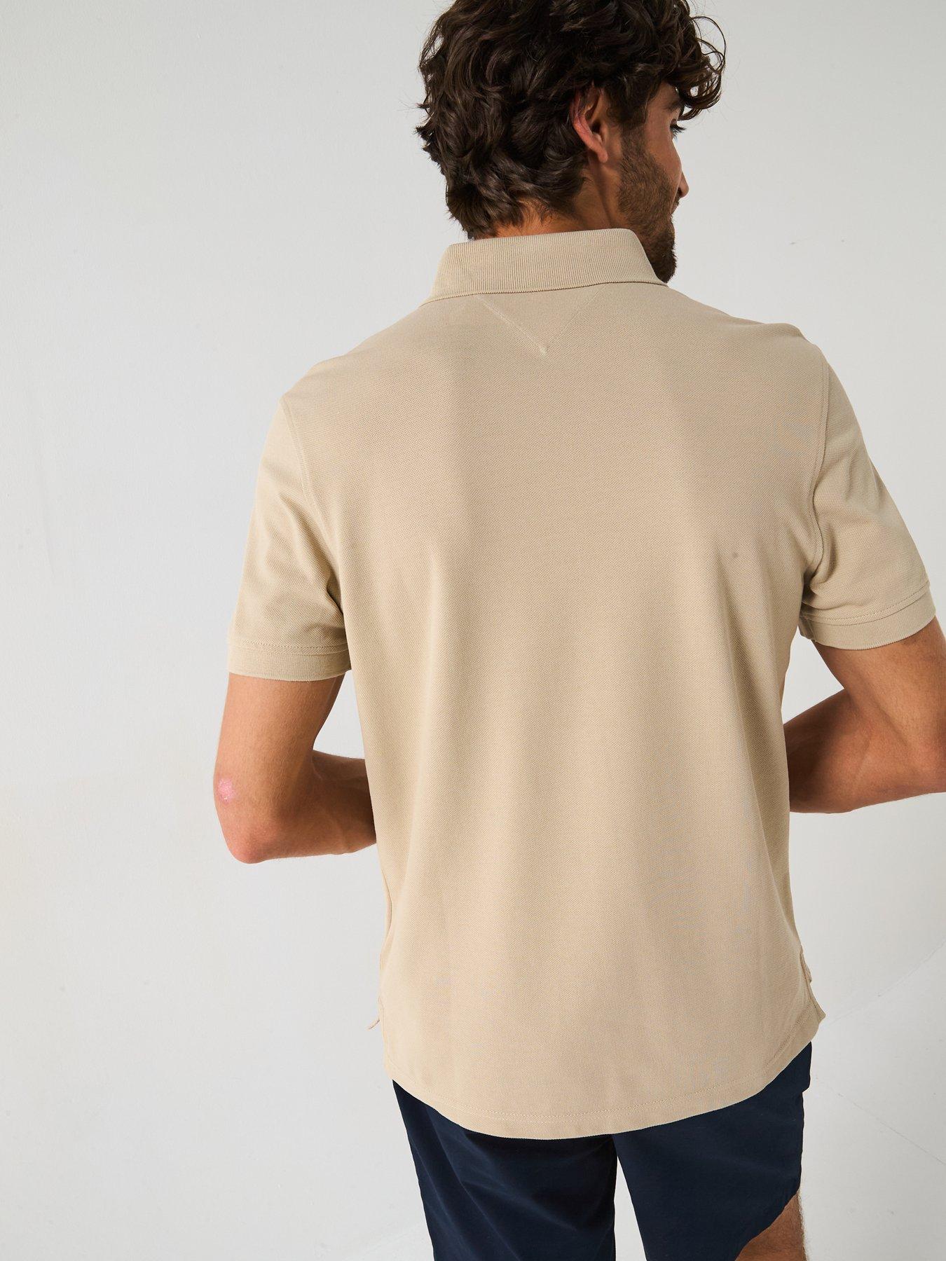 Image 2 of 6 of Tommy Hilfiger 1985 Regular Fit Polo Shirt - Beige