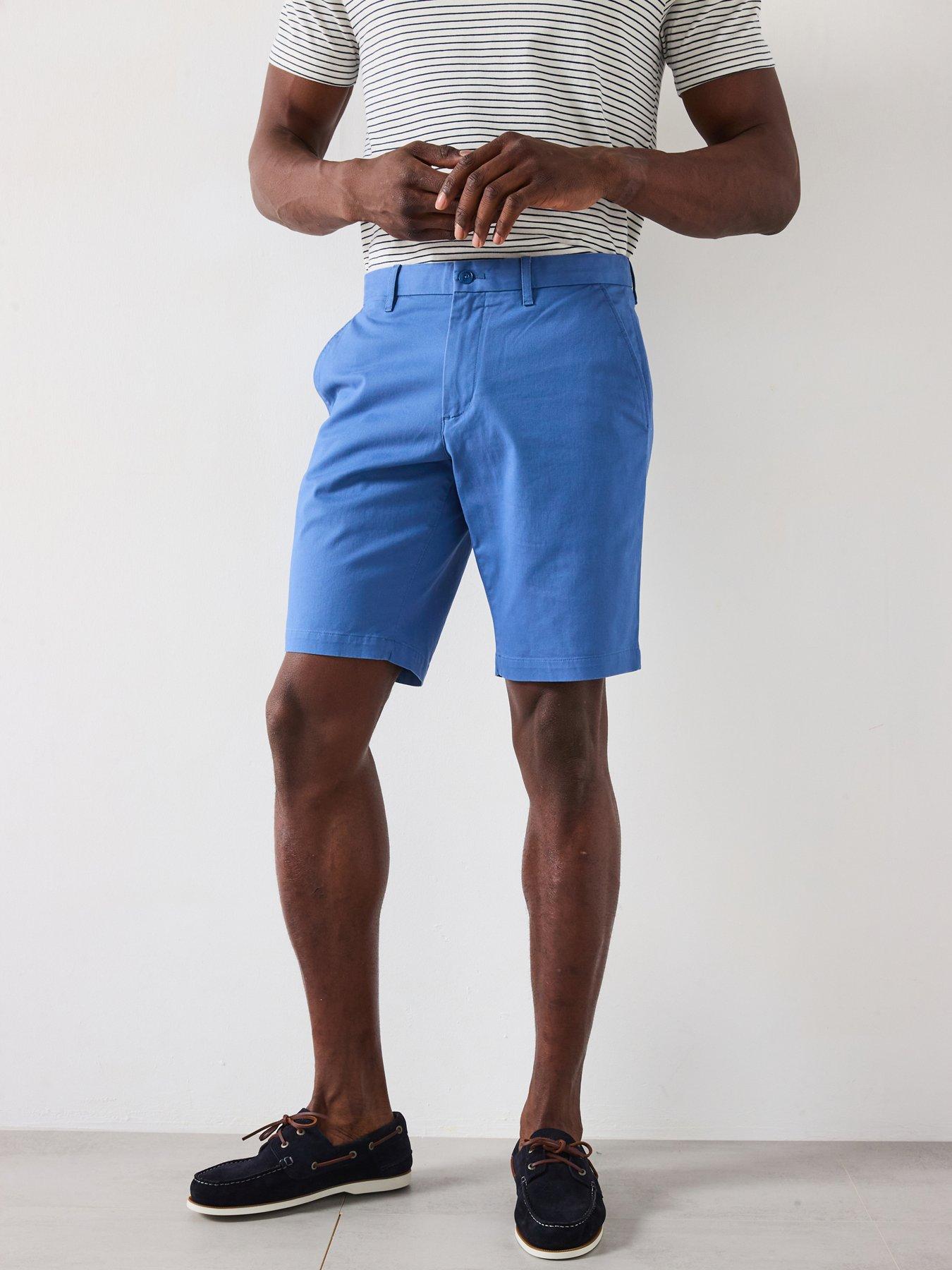 Image 1 of 6 of Tommy Hilfiger 1985 Harlem Chino Shorts - Blue