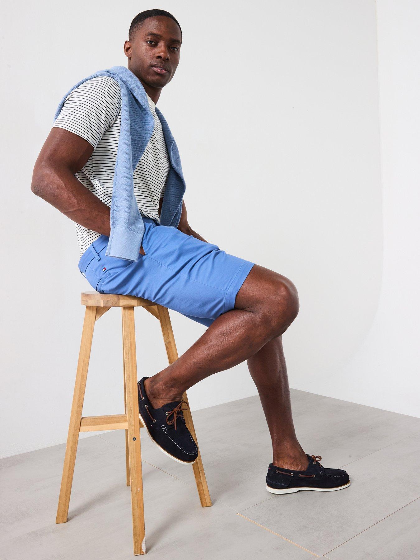 Image 6 of 6 of Tommy Hilfiger 1985 Harlem Chino Shorts - Blue