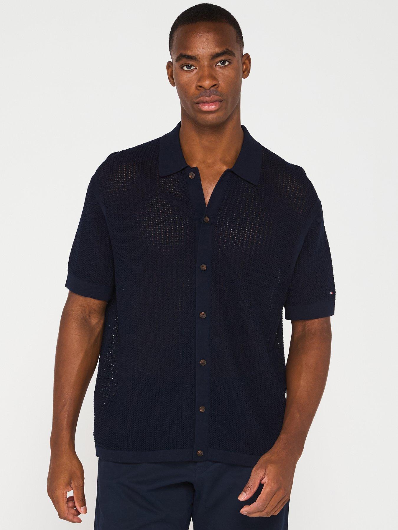 tommy-hilfiger-structure-open-knit-shirt-navy