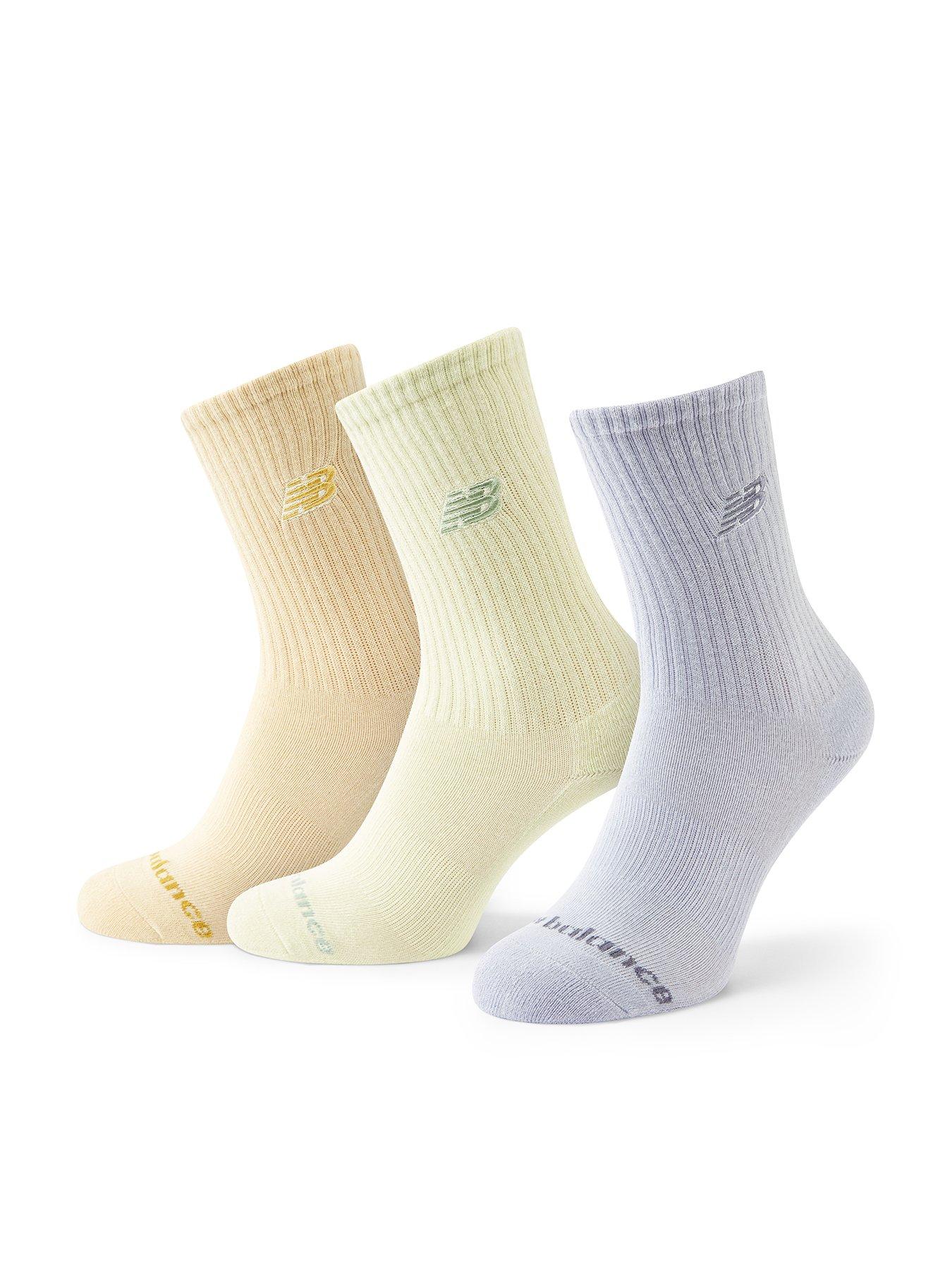 undefined Unisex Embroidery Logo 3 Pack Midcalf Socks - Multi