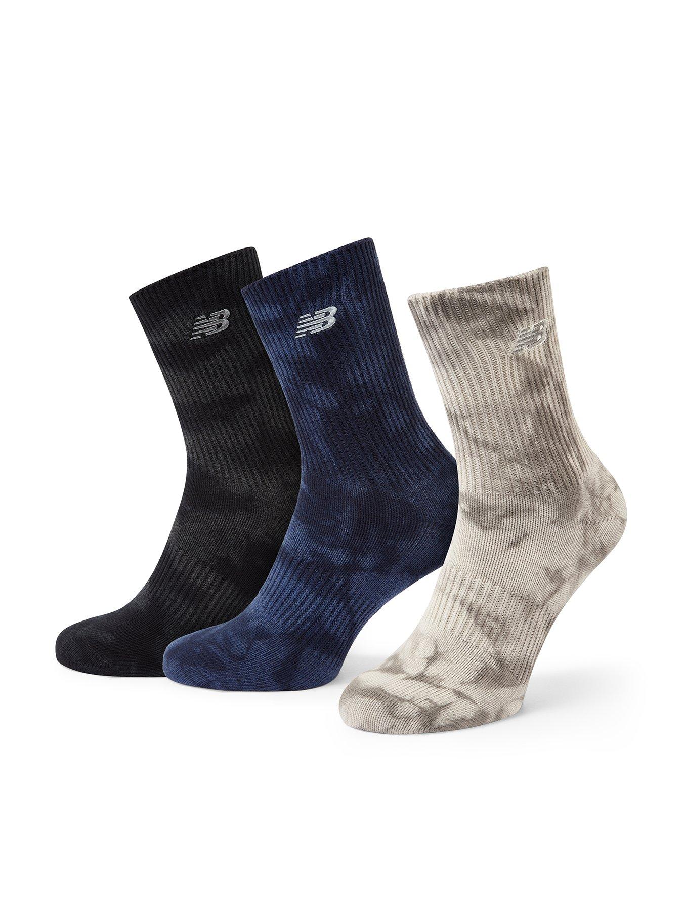 New Balance Unisex Embroidery Logo 3 Pack Midcalf Socks - Multi