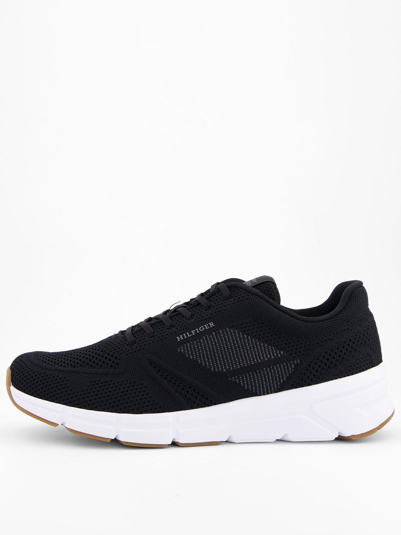 Tommy Hilfiger Modern Comfort Knitted Run Trainers - Black